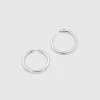 Classic Hoop Large Silver