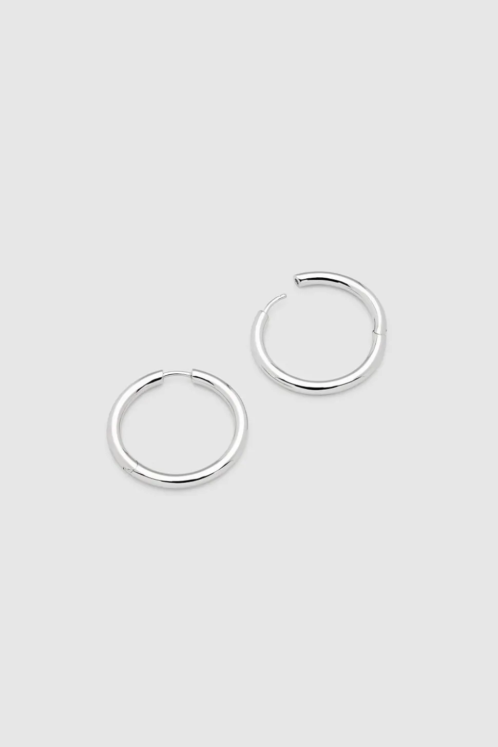 Classic Hoop Large Silver
