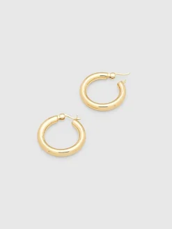 Classic Hoop Thick Medium Gold
