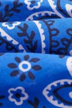 Classic Paisley Bandana Blue