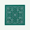 Classic Paisley Bandana Green