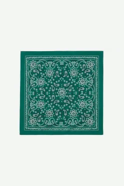Classic Paisley Bandana Green