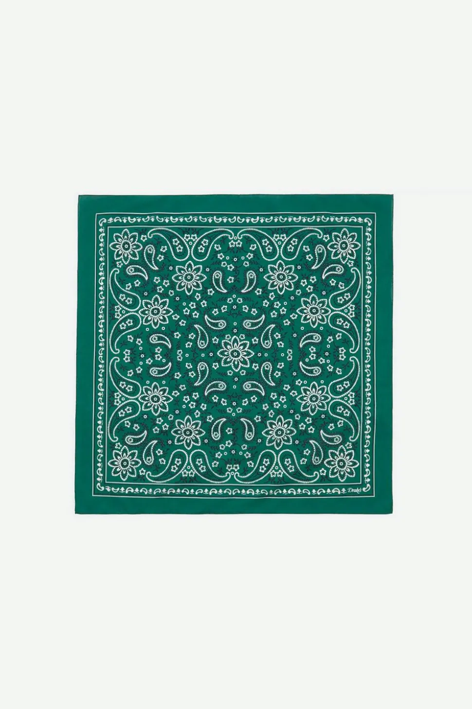 Classic Paisley Bandana Green