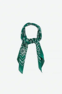 Classic Paisley Bandana Green