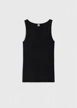 Classic Rib Tank Black