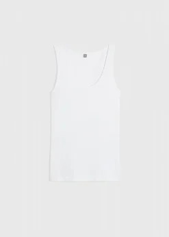Classic Rib Tank White