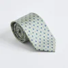 Classic Small Flower Tie Olive