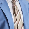 Classic Stripe Tie Beige