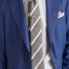 Classic Stripe Tie Olive