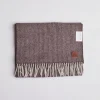 Classic Woven Scarf in Fishbone Brown