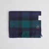 Classic Woven Scarf in Tartan Check Black