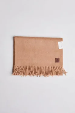 Classic Woven Scarf Soft Feeling Camel