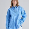 Coastal Shirt Cornflower Blue Stripe