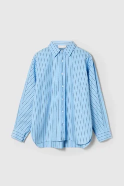 Coastal Shirt Cornflower Blue Stripe