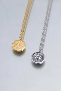 Coin Pendant Horse 20,5 inch