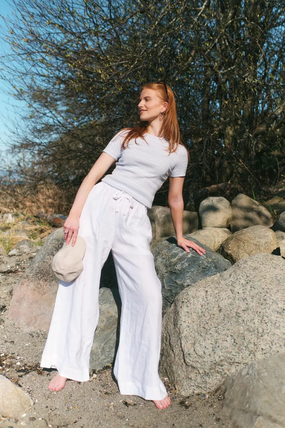Conigli Pant White