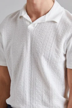 Connor Structured Poloshirt Snow White