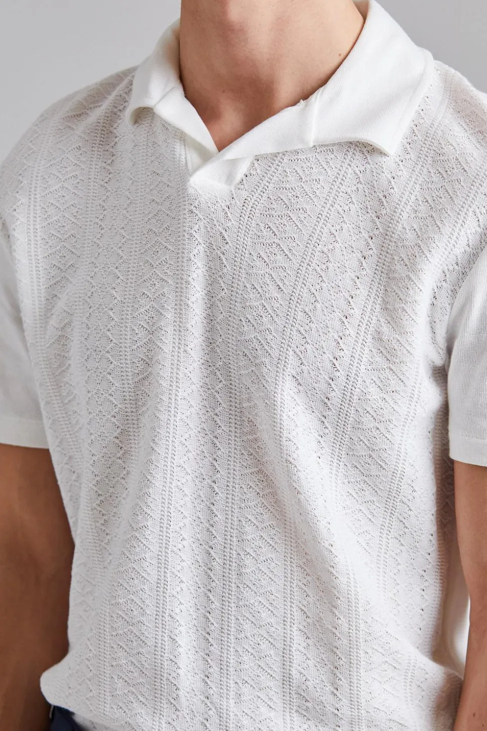 Connor Structured Poloshirt Snow White