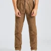 Corduroy Double Pleat Trouser Cedar