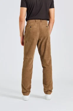 Corduroy Double Pleat Trouser Cedar