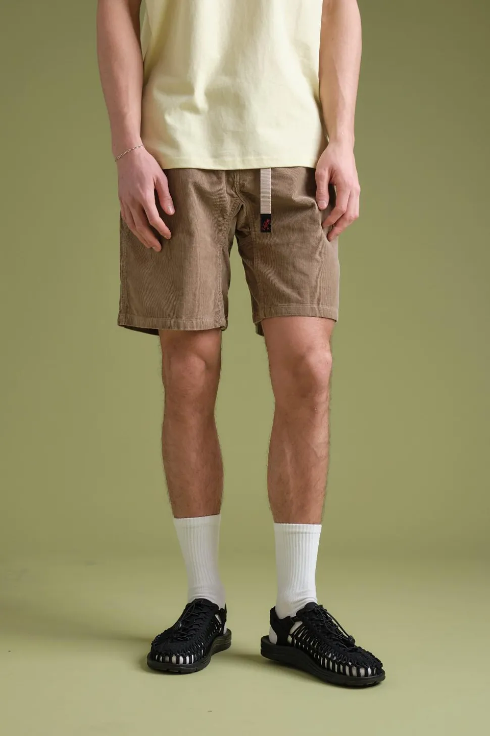 Corduroy G-Short Beige