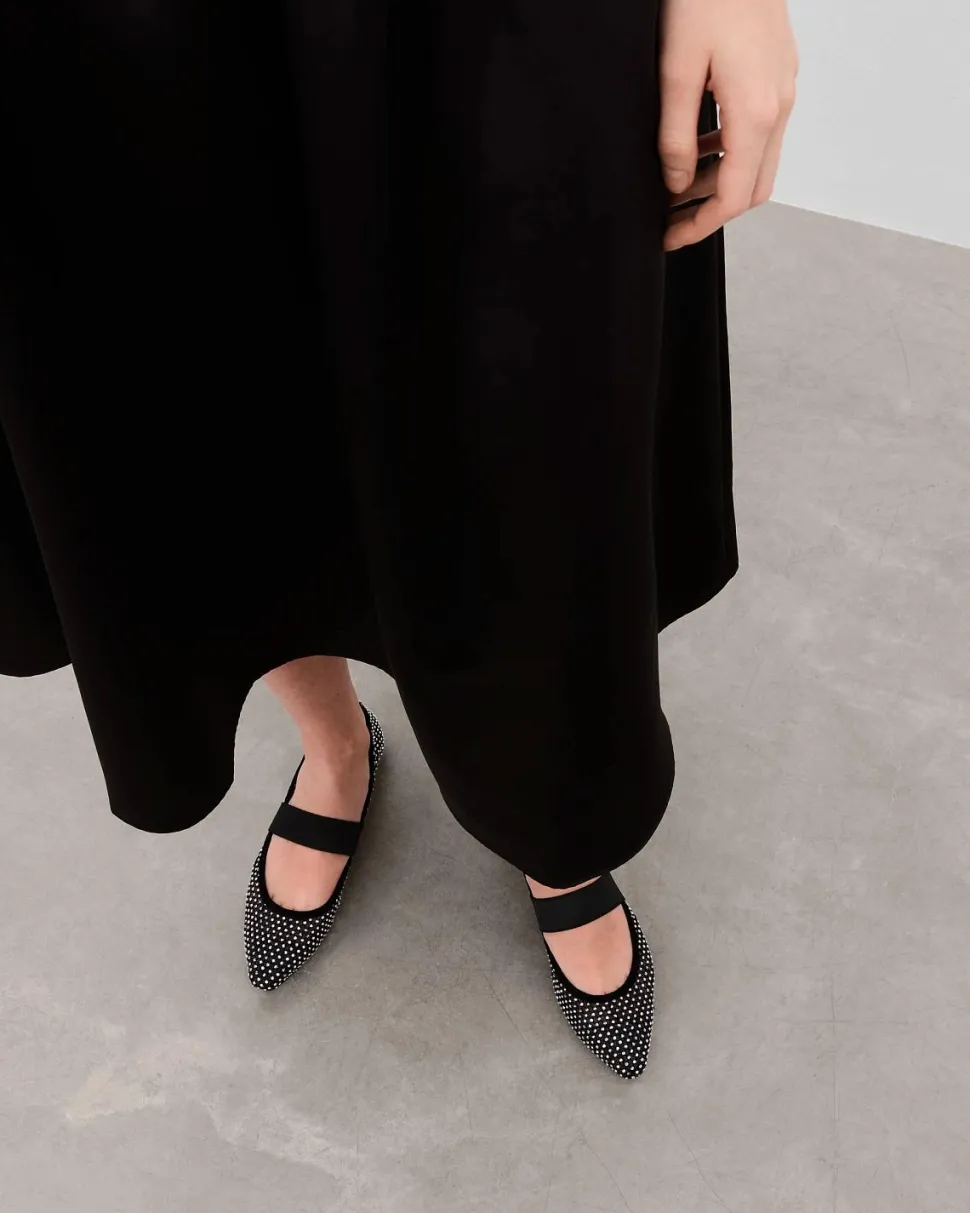 Cornelia Textile Glitter Black