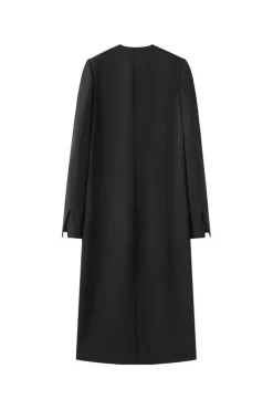 Cosmos Long Coat Black