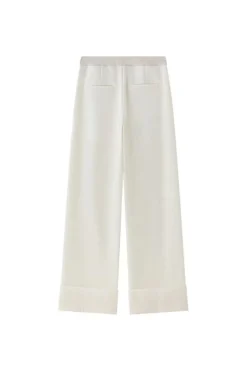 Cosmos Wide Leg Trousers Ivory
