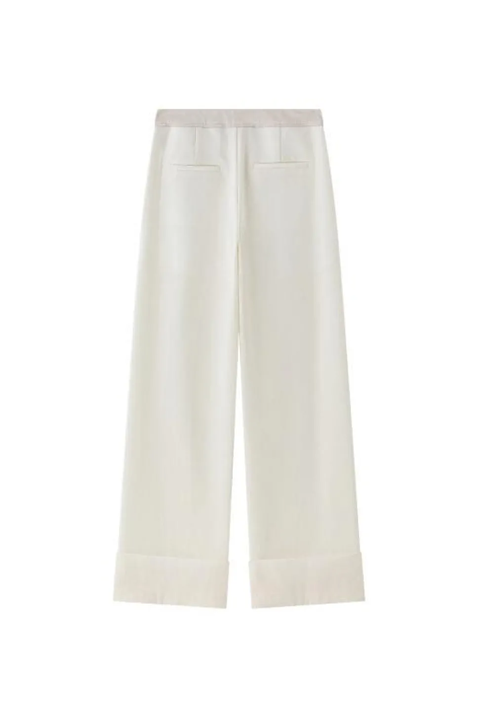 Cosmos Wide Leg Trousers Ivory