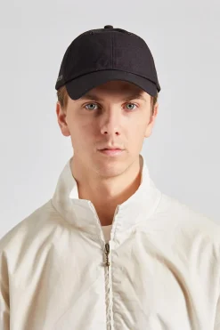 Cotton Ripstop Cap FN-UX-HATS000270 Black