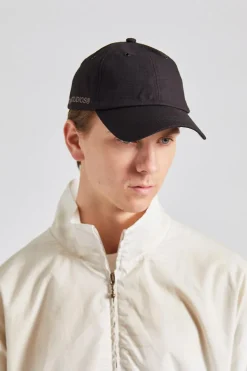 Cotton Ripstop Cap FN-UX-HATS000270 Black