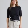 Cotton Stretch Elbow Sleeve Black