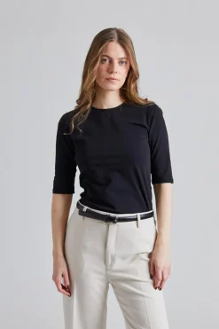 Cotton Stretch Elbow Sleeve Black