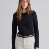 Cotton Stretch Long Sleeve Black