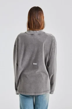 Crew Neck Sweater Faded Black FN-UX-TSHI000020