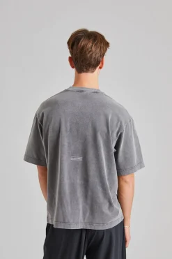 Crew Neck T-Shirt Faded Black FN-UX-TSHI000018