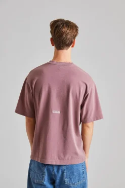 Crew Neck T-Shirt Plum Purple FN-UX-TSHI000018