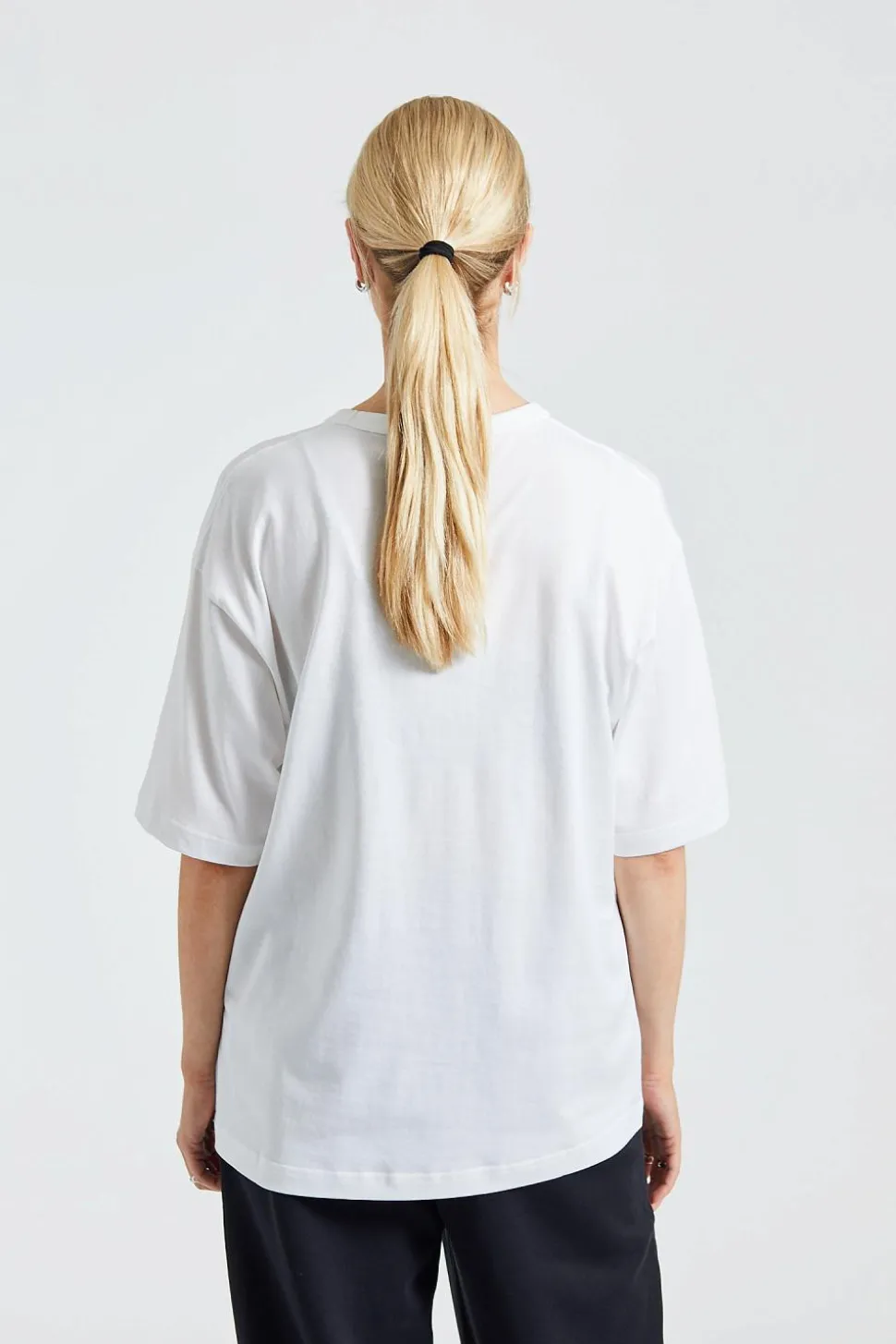 Crew Neck T-shirt Relaxed Fit Optic White FA-UX-TSHI000244