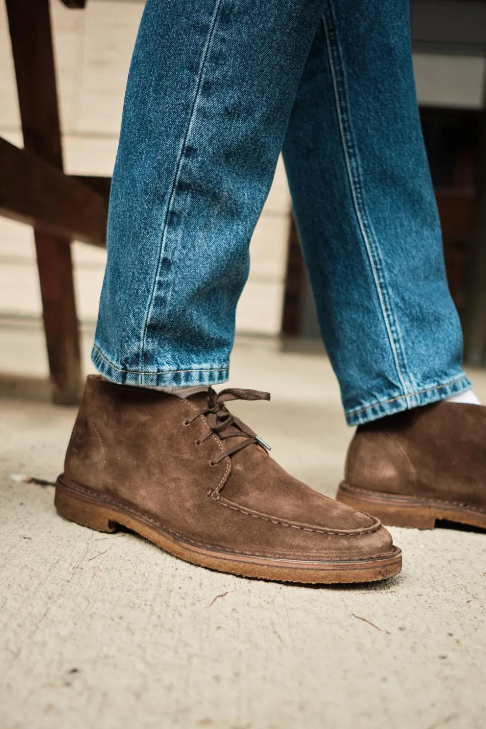 Crosby Moc Toe Chukka Dk Brown