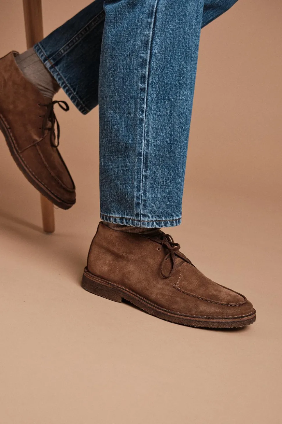 Crosby Moc Toe Chukka Tobacco