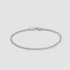Curb Bracelet Medium Silver