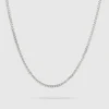 Curb Chain Medium 20,5 Inch Silver