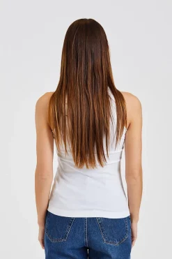 Curved Rib Tank White