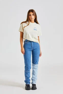 Cutline Denim Swigy Mid Blue Stone