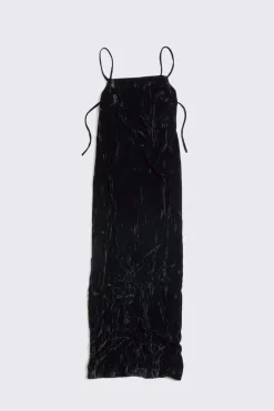 Cygnet Velvet Dress Black