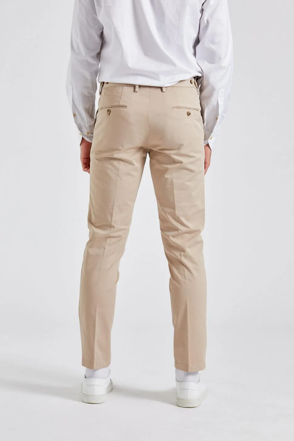 Danwick Trousers Washed Beige
