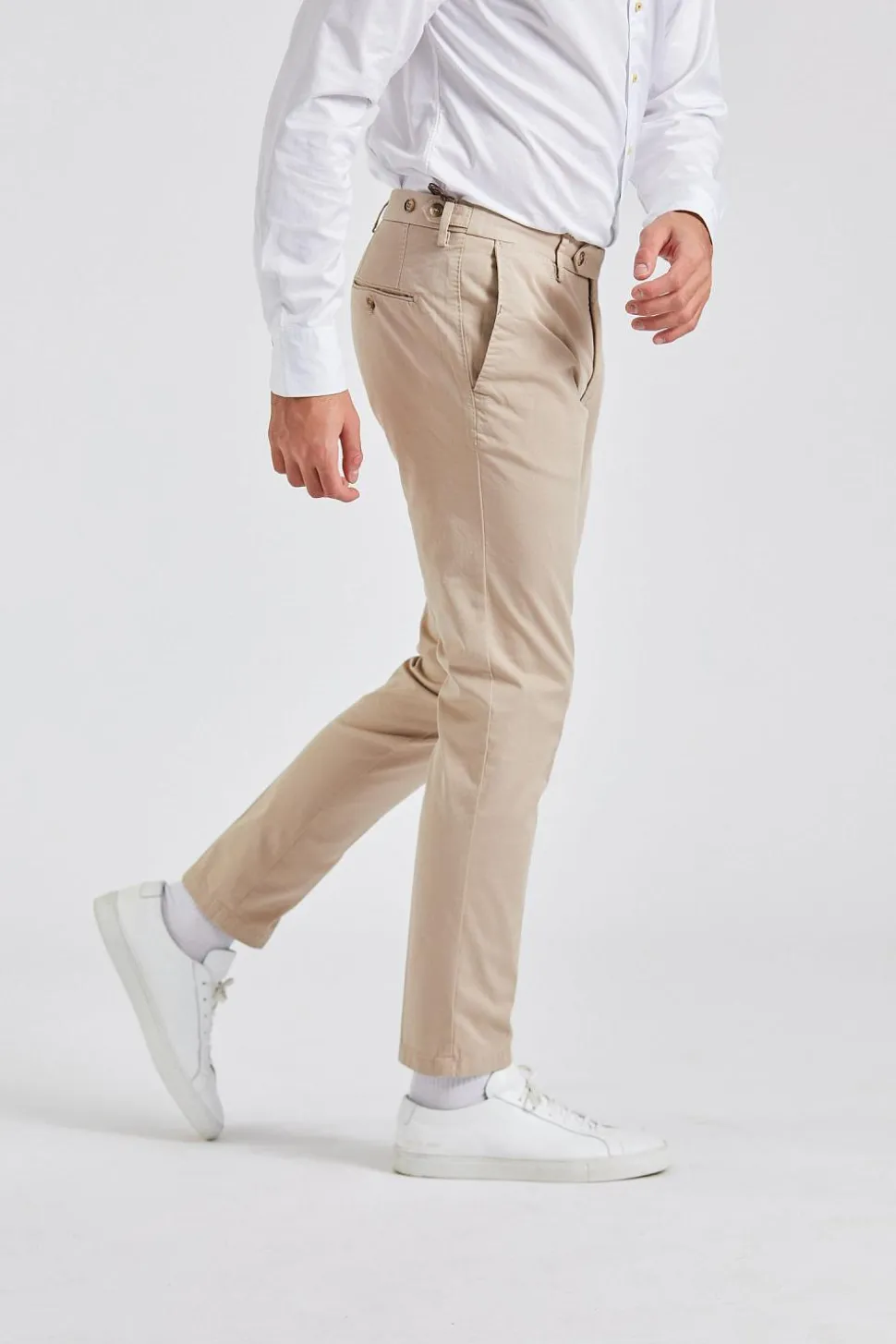 Danwick Trousers Washed Beige