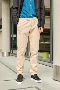 Danwick Trousers Washed Beige