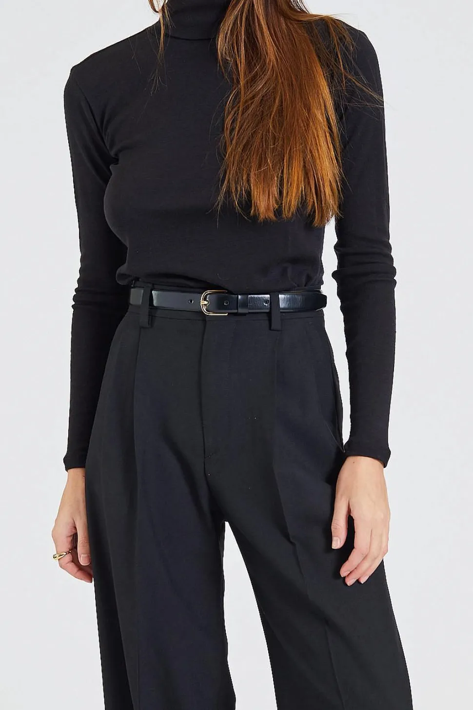 Darcey Wool Trousers Black