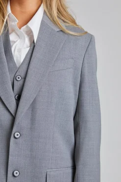 Davina Blazer Grey Melange